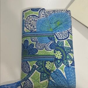 Vera Bradley Blue and Green Patterned Wallet